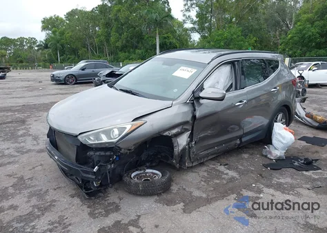 2017 Hyundai Santa Fe Sport 2.4L из США, поврежденный, VIN 5NMZU3LB2HH014844